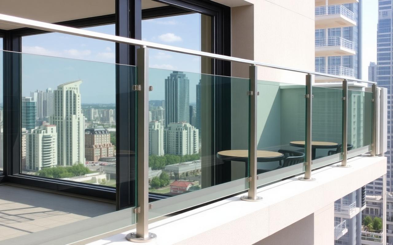 Guarda-corpo de alumínio com vidro: por que essa combinação é tendência em Sorocaba