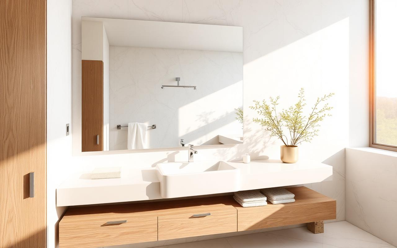 Qual é a altura ideal de um espelho em cada ambiente?