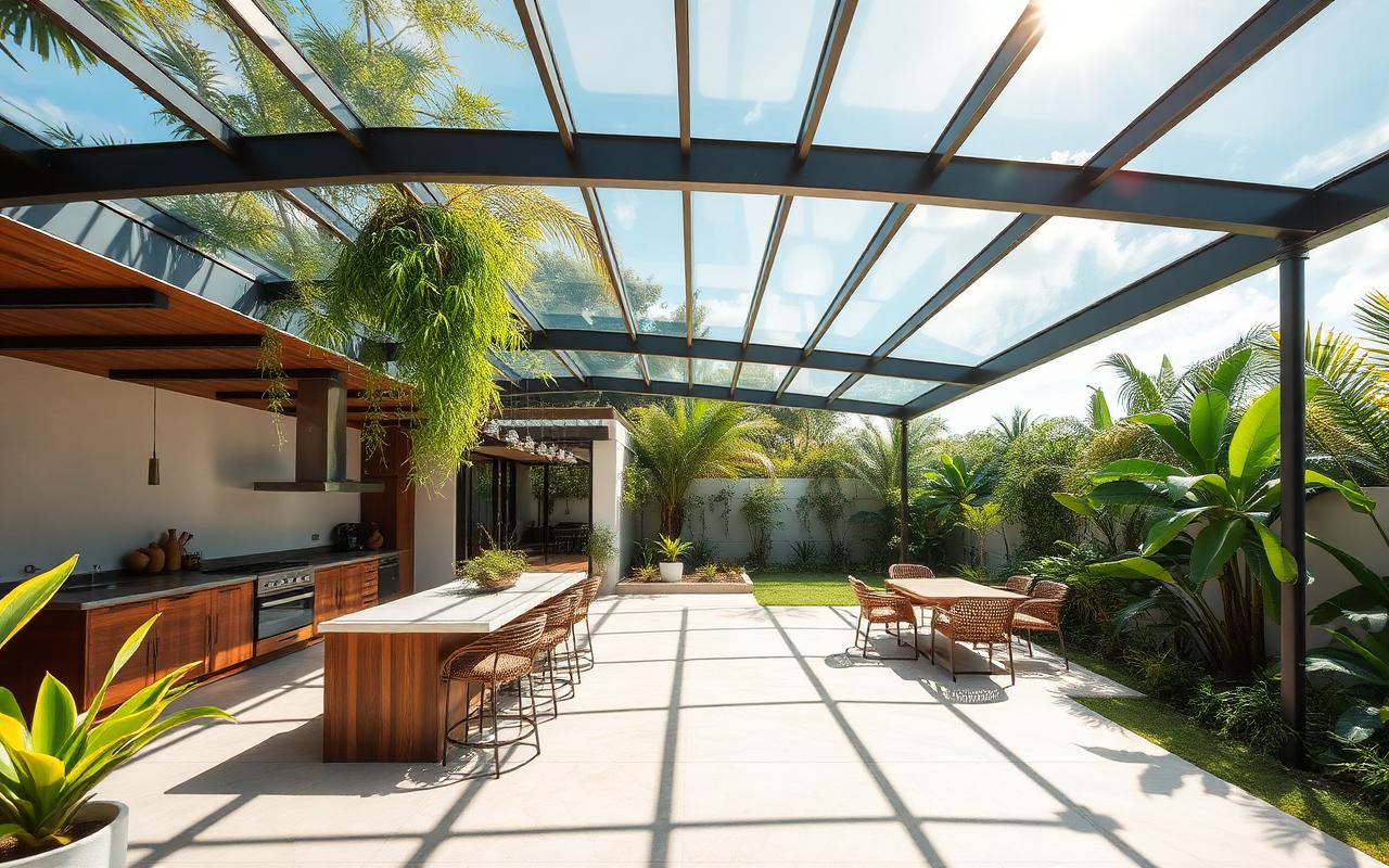 Transforme seu quintal com telhado de vidro: soluções incríveis em Sorocaba